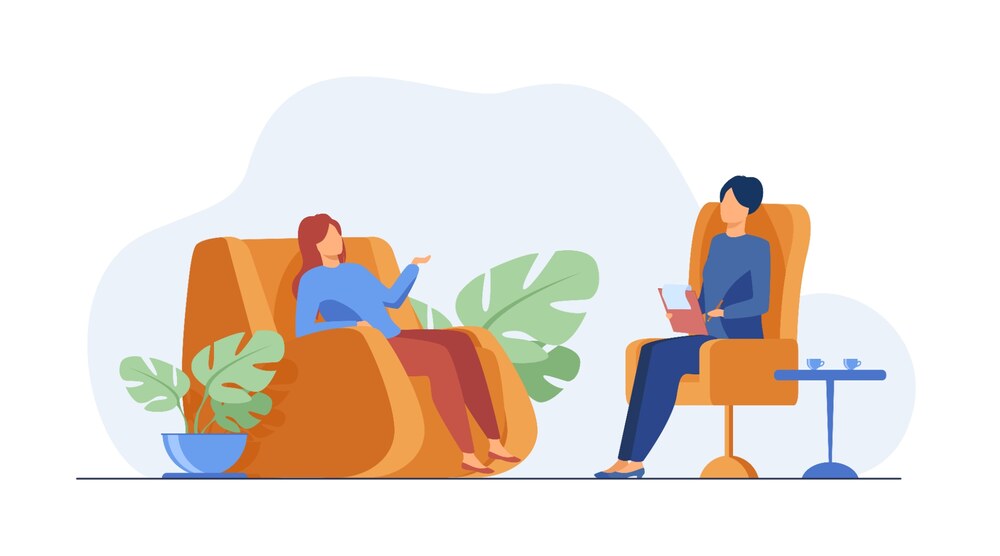 Illustration of face-to-face counselling in Carlisle